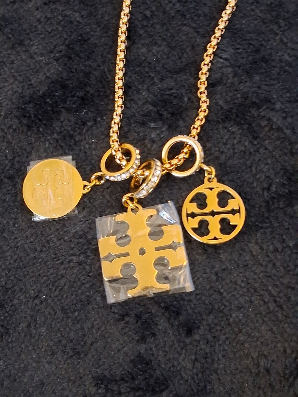NEW Tory Burch Charm Necklace
